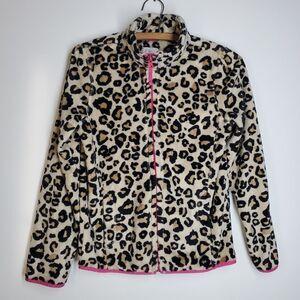 1989 Place Soft Leopard Girls Jacket.  Size 14